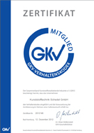 GKV Certificate
